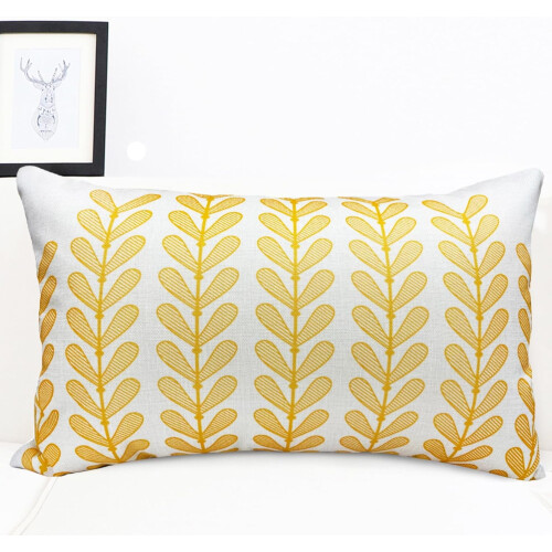 Conjunto de 2 capas de almofada de linho com bolinhas pretas, 45x45 cm (18x18 polegadas). 2