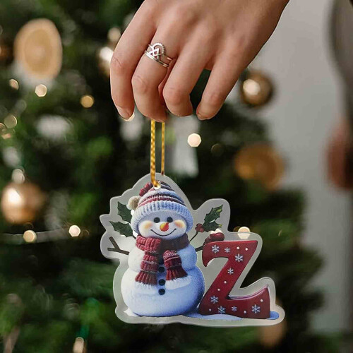 5 Personalized Christmas Letter Ornaments 2025 1