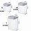 Lufttette popmatbeholdere BPA-frie, stablebare, 4-pakning 7
