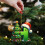 Enfeite de árvore de Natal em acrílico 2D com 26 letras 3