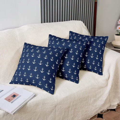 Fețe de pernă decorative Anchor Decor, 45x45 cm, set de 2 1