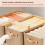Multi-Functional Closet Organizer,Steel Ring Storage Box, Fabric Folding Bedroom Wardrobe Clothes Storage Box B 7