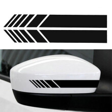 Autocolante reflectorizante pentru oglinda retrovizoare auto, cu dungi, grafice, din PET | Compatibile cu mașini/camioane/SUV-uri
