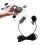 Microfono Lavalier USB Omnidirezionale con Clip Cablato, Microfono Vivavoce, Plug &  per Computer, PC, Laptop, 2 M 5