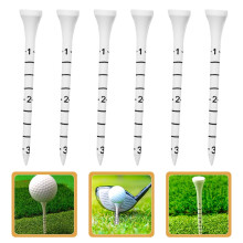 Houten golftees, multi-set, 50 stuks.