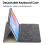 Capa com teclado para Samsung Galaxy Tab A10.1 (2019) 4