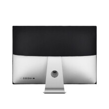 Copertura protettiva per monitor LCD da 21 pollici in poliestere nero con rivestimento interno.