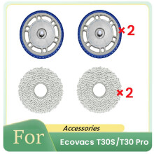 4 Supports pour Chiffon et Serpillère pour Aspirateur Robot pour T30S/T30 Pro Kit de Serpillère Planche à Serpillère