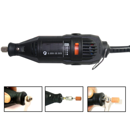 Mini meuleuse rotative électrique multi-vitesses 110V/220V pour bricolage, perceuse et polissage 2