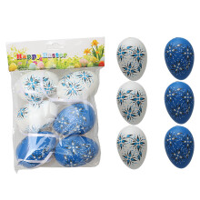 Décorations de Pâques, œufs de Pâques décoratifs colorés, lot de 6, idéal pour Pâques
