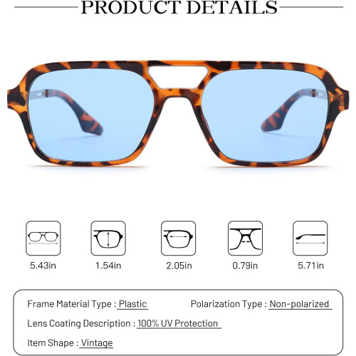 Γυαλιά ηλίου Vintage Aviator Small Frame της δεκαετίας του '70 για γυναίκες και άνδρες, 1