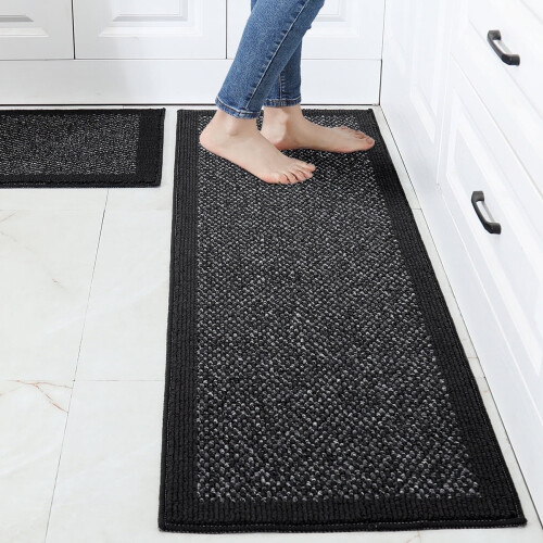 2-Piece Non-Slip Kitchen Mat Set – Memory Foam, 17.7" x