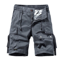 Pantalones cortos cargo Survivor con cinturón para hombre - Tallas regulares y grandes