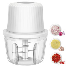 400ML Electric Garlic Chopper, 6 Blades Garlic Grinder Vegetable Chopper, USB Portable Veggie Chopper,Garlic Mincer