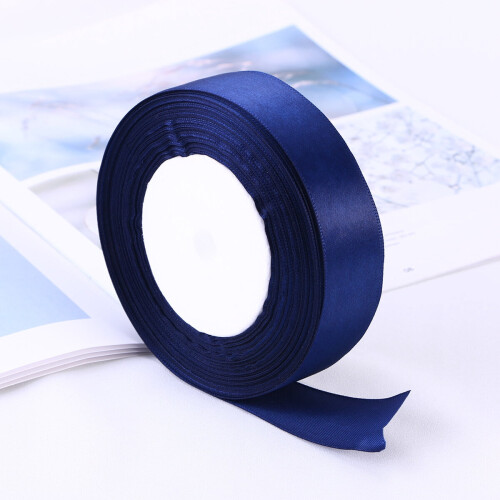 Solid Blue Dacron Ribbon for Decoration and Packing 10m 2