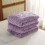Polyester Blanket Soft Warm Throw 150x100cm Purple 1 Pc 6