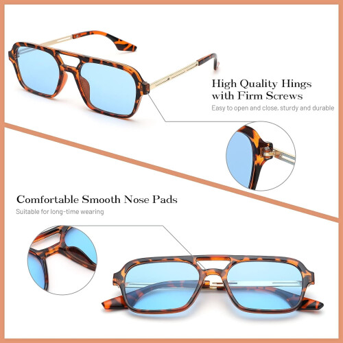 Γυαλιά ηλίου Vintage Aviator Small Frame της δεκαετίας του '70 για γυναίκες και άνδρες, 2