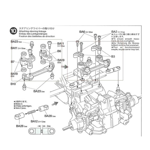 Kit di Sterzo per Auto RC per  M05 M06, M-05Pro, M-06Pro Accessori per Auto RC 1