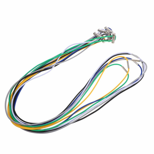 6-pack justerbara gummiband för soptunnor