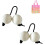 African Double Gourd Shaker Balls Percussion Set 2 Pair 1