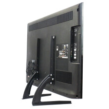 Pied de support TV en acier noir triangulaire réglable 40-70 pouces