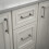 Francisco cabinet handles vintage silver 10-pack 5-1/16 7