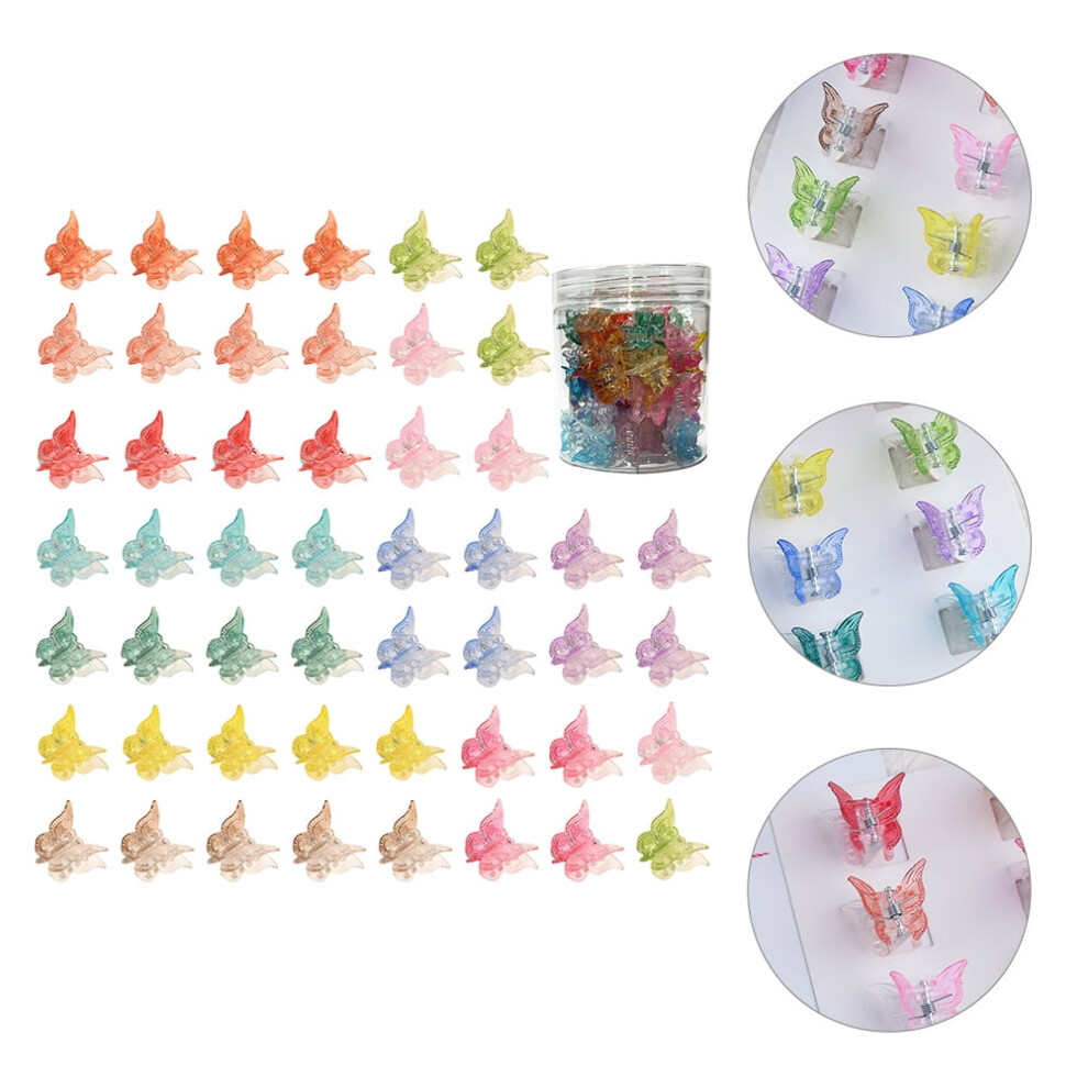 Unisex Mini Butterfly Hair Claw Clips Â 50 Pcs