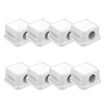 8 Pezzi Supporto Magnetico per Cavi, Forte Adesivo da Scrivania, Facile da Aprire, per Organizzare I Cavi di Ricarica del Telefono