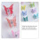 Mini pinces à cheveux papillon – 50 pièces 3