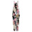 Macacão feminino com suspensórios, comprimento total, estilo casual, folgado, com bolsos e alças. 4