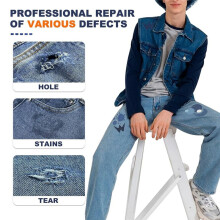 25 STUKS Strijkpatches voor Kledingreparatie, Jeanspatches voor Buiten, Naai-op Strijkpatches voor Jeans Kits