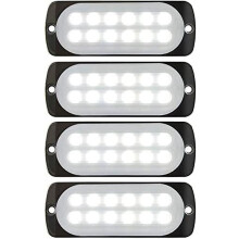 Φώτα LED αυτοκινήτου, συσκευασία 4 φώτων LED επιφανειακής στήριξης έκτακτης ανάγκης,