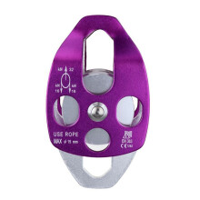 Double Pulley for Hauling System Climbing Rescue Dragging Climbing Double Pulley Lifter Outdoor Climbing Accessories