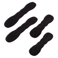 GROFRY 4 Pcs/Set Hair Bun Maker Solid Color Convenient Hair Ornament Practical Hair Bun Shaper for Daily Use