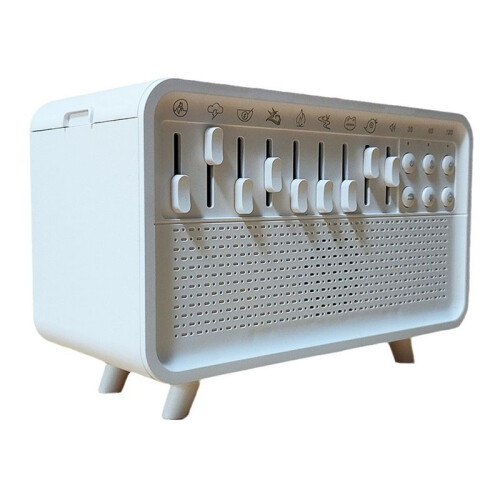 White Noise Machine Diffuser Air Aroma Diffuser Humidifier with 8 White Noise Adjustable, Night Light,  Speaker