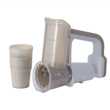 Coupe-Légumes Électrique Multifonctionnel, Râpe à Fromage, Trancheuse, Coupe-Glace Râpé, Gadgets de Cuisine Gris