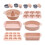 Silicone Cake Baking Pans and Baking Molds Silicone Muffin Cups Cake Baking Kits Lotus Root 2