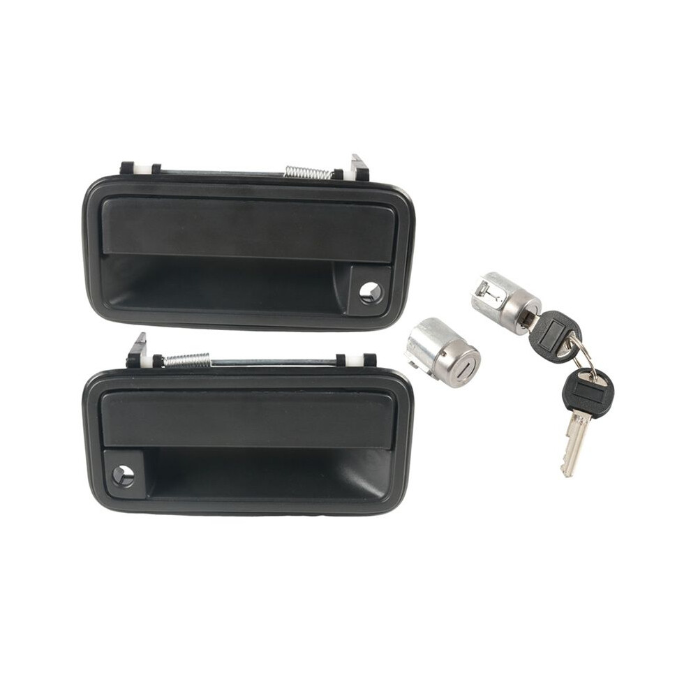 Exterior Door Handles W/Lock Cylinder Keys For Suburban Tahoe C1500 1995-2000 For Yukon 15742229 15742230 4713315893897