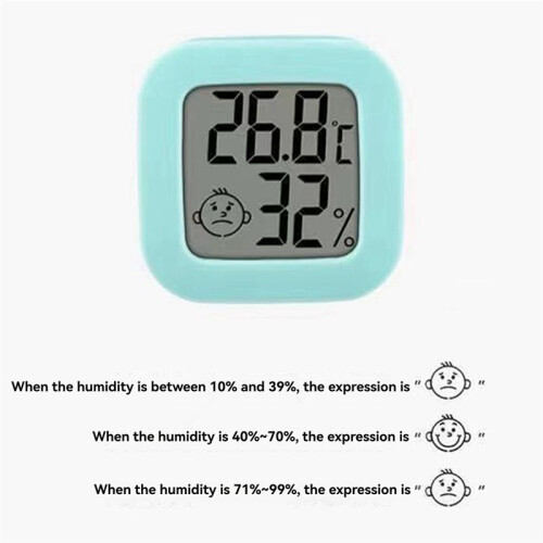 Face Elektronisk Termometer Hemkontor LCD-Termometer Dubbelhäftande Tejp 1