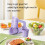 Coupe-Légumes Électrique Multifonctionnel, Râpe à Fromage, Trancheuse, Coupe-Glace Râpé, Gadgets de Cuisine Gris 3