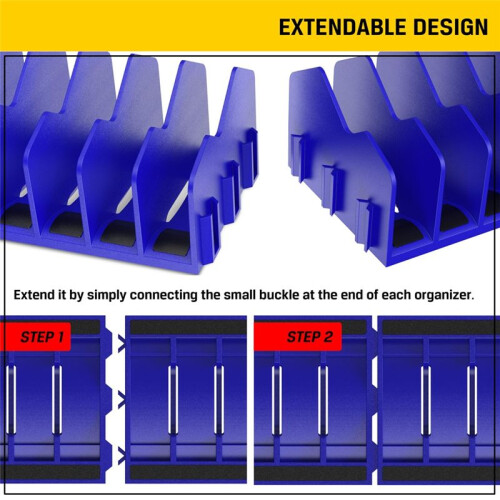 Plier Organizer Rack, 10-Slot Pliers Cutters Organizer Rack ,Tool Organizer, Tool Drawer Toolbox Organizer 2