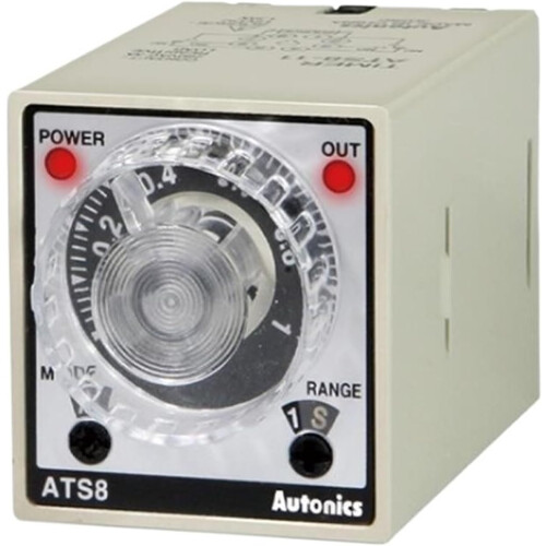 ATS841 Industrial Digital Timer 100240VAC 24240VDC Wide Voltage Precise Time Control 1