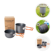 Juego de cocina portátil Worgeous para acampar, de aleación de aluminio, ideal para senderismo y picnics.