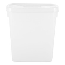 Cubitera de plástico Ice Cubetera, a prueba de polvo, 29 x 28 cm, color blanco.