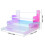 Supporto per profumi in acrilico, organizer trasparente per profumi da donna, 1 set 2