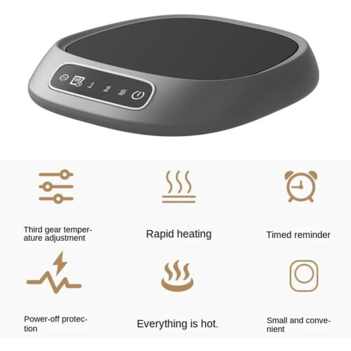 Rechargeable Coffee Mug Warmer with USB Charging Base, Wireless Cup Heater 2