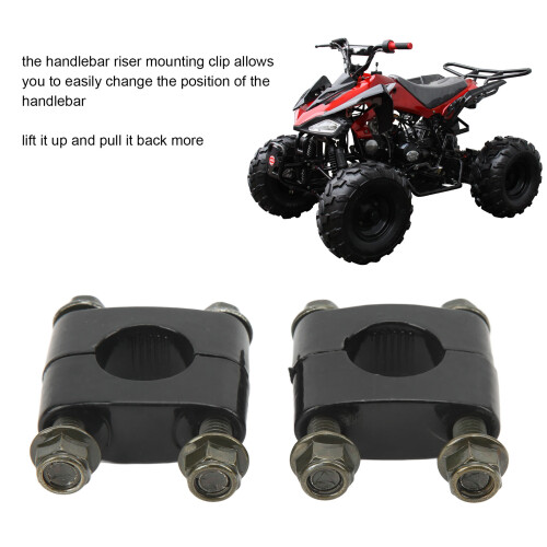Universal Motorcycle Handlebar Riser Clamp Set 2