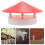 Chimney Cover Round Plastic Rainproof Flue Cap 6