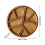 Wood Puzzle Serving Tray with 8 Removable Compartments 11.8 3