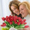 10pcs Pink Artificial Tulips Real Touch 2